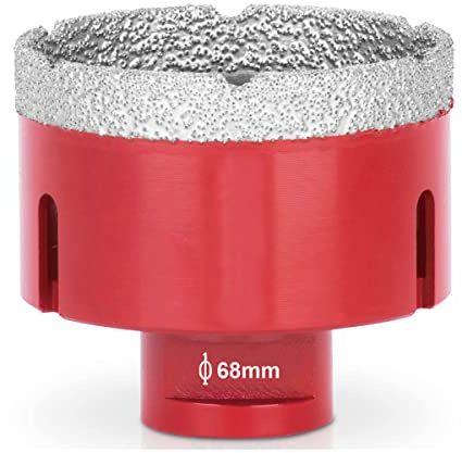 SagaSave 1 scie-cloche M14 de 68 mm pour revêtement diamant - Longue durée de vie - Pour verre, céramique, carrelage, marbre, céramique, bouteilles, etc