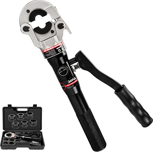 Herramienta de prensado de tubería hidráulica, crimpadora de accesorios de tubo de plástico de aluminio 6t con molde tipo TH/U de 16-32 mm, herramienta de prensado de tubería de plástico de aluminio