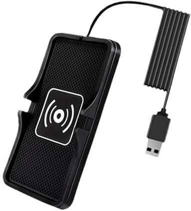 Uitseld Cordless Cell Phone Charger for Car | Cordless SUV Charger Pad - Non-Slip Cell Phone Charger Pad, Flat Charging Mat for Car, Home, Truck, RV