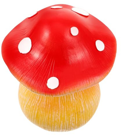 Yardenfun Künstliche Pilz Schlüsselversteck Box Wetterfester Schlüsselhalter Für Garten Lifelike Design Zur Sicheren Aufbewahrung Von Schlüsseln Und Kleinen Gegenständen Dekorative