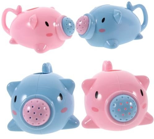 WHAMVOX 4 Pièces Arrosoirs pour Enfants Arrosoir Jouet Arrosoir Succulent Arrosoir De Arrosoir Décoratif Bain De Bébé Eau du Bain Arrosoir pour Tout-Petits Arrosoir Enfant Plastique