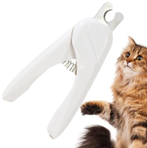 Claw Cutter for Cats - Professional Nail Clippers for Pets, Safe Claw Cutter for Cats, Stainless Steel , Quiet Cat for Pet Grooming, Easy to Size