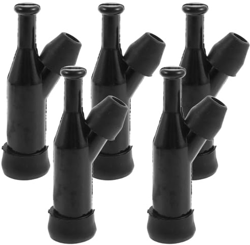 Abaodam 5 Stück Zündkerzenstecker Für Rasenmäher Kettensägen Und Traktoren Passend Als Ersatzteil Für Rasenmäher Zubehör Einfache Installation Öl Austritt Verhindern Für Mehrere Modelle