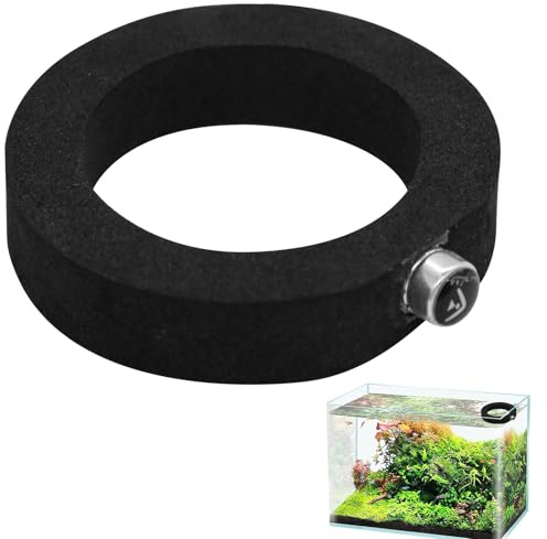Magnetic Fish Tank Feeding Ring, Floating Rings for Aquarium, Feeder Ring Automatic Water Level Adjustment Precision Feeding Ensure Clean Water for Turtle Betta Goldfish Guppy