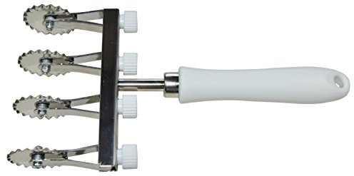 Elettro Center Art.397 Tagliapasta Regolabile, Acciaio Inossidabile, Bianco