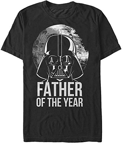 Star Wars mäns officiellt licensierade t-tröjor för pappa skjorta, Svart//Årets far, L