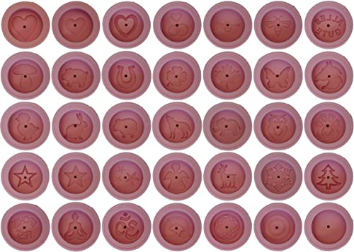 Kerzenform zum Teelichter gießen | Teelichter mit Motiven | Auswahl von mehr als 60 Motiven | handgefertigte Silikonform