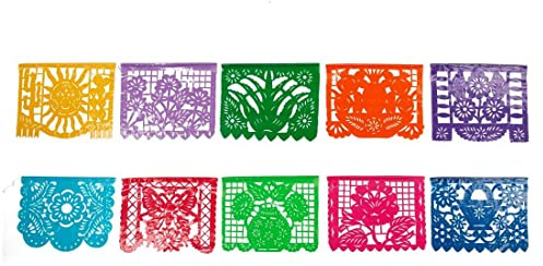 FANMEX - Fantastisk - Äkta mexikansk malet papper - klassisk modell 5 meter - mexikansk festdekoration (plast)