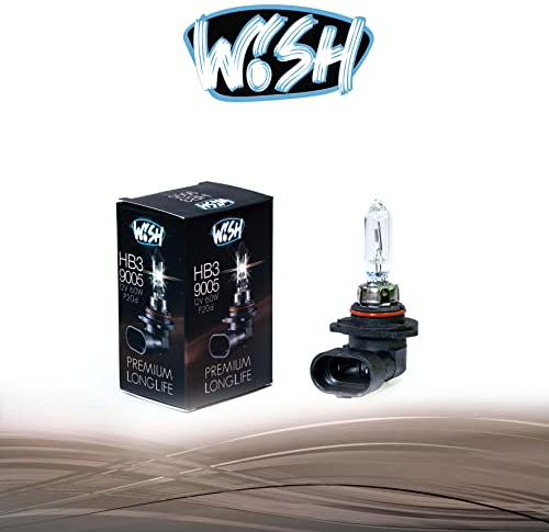Wish® HB3 9005 LongLife 12V 60W P20d Halogen Glühbirne Lampe Scheinwerferlampe (HB3 LongLife Einzelpack)