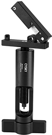 CYSKY 2 in 1 Verbessertes Nadeltreiber-Einsetzwerkzeug mit hydraulischem Schlauchschneider für MTB-Rennrad, olivfarbenes Banjo-Anschluss-Einsetzwerkzeug (Schwarz)