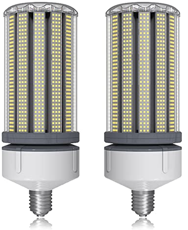 TPMAFF Bombilla LED Tipo maíz Equivalente a 600 W, E39/E40 Mogul Base 5000 K Luz Diurna, 150 W 19500LM, Bombillas LED de área Grande para Garaje Interior y Exterior, almacén, iluminación de gra