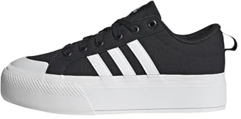 adidas Women's Bravada 2.0 Platform Shoes, Core Black/Cloud White/Core Black, 8 UK