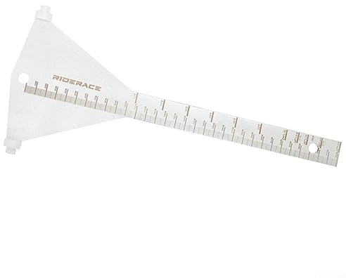 SPORTARC Righello per Cerchione, Strumento di Misurazione della Ruota, Acciaio Inossidabile con Incisione Laser, 33 cm
