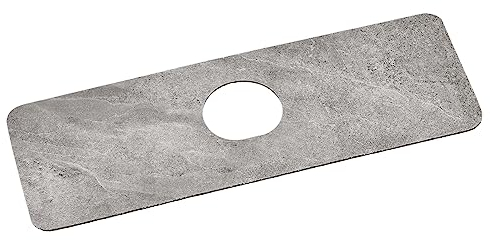 QUARKZMAN Cucina Lavello Paraspruzzi, Pelle Rubinetto Assorbente Tappeto, Paraspruzzi Rubinetto Sgocciolamento Raccoglitore per Cucina, Bagno, Bar, Nero Grigio