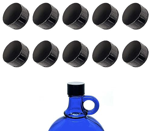 SELECTION ·1948 · ALBERTS · PREMIUM ALBERT PFÄFFLE Handschraubverschluss-Sets für 5 Liter Glasballon aus Blauglas (Ersatzdeckel) (15er-Set)