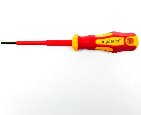 INGDAUM® VDE Torx Schraubendreher T9 | Isoliert gegen 1000 V, Für Torx-Schrauben T8, T9, T10, T15, T20, T25, T30 und T40, Einzeln und als Set erhältlich