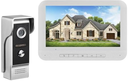 nmbhus Videocitofono Da 7 Pollici Campanello Comunità Unità Interna Ed Esterna Sistema Telefonico Di Controllo Accessi Con Smart Card Macchina All-in-one