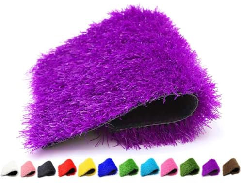 Gras De Gazon Artificiel Personnalisable, Faux Tapis D'herbe Réaliste Avec Des Trous De Drainage, 18 Hauteur De Tapis De Tapis D'herbe Synthétique Intérieur Extérieur