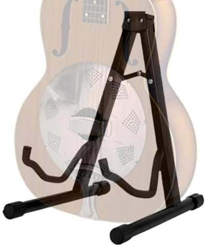 Generisch Gitarrenständer, zusammenklappbarer A-Frame-Gitarrenständer | E-Gitarrenständer - Klappbarer Displayhalter, Ständer für einzelne Gitarren, rutschfest, für E-Bass, Violine, Bratsche, Cello