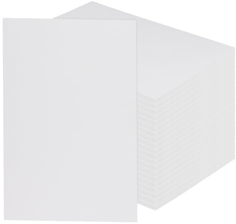 HEIYUET 200 unidades A4 Papel de tono, blanco, 230 g, papel grueso blanco, A4, hojas de cartón para manualidades, cartón fotográfico, material para álbumes de recortes, hojas de bricolaje