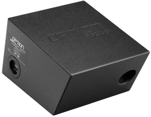 Option Rock-3 Subwoofer - Altavoz pasivo compacto de 20 cm en carcasa de paso de banda con capacidad de carga RMS de 130 W, bobina de voz doble, impedancia total 2/8 ohmios