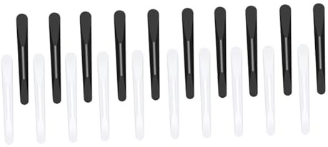 Outanaya Espátula de Plástico para Mascarillas Faciales y Crema 10,8 Cm, Herramienta de Maquillaje 30 Unidades, Raspador de Loción y Cosméticos, Uso Facial y Corporal, Color Aleatorio