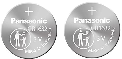 Panasonic/DL1632 Knopfzellen – 2/DL1632 Knopfzellen Knopfzelle Lithium 3 V Batterie (2 Stück)
