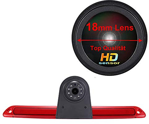 1280 * 720 Pixel 1000TV Linien HD Objektiv Bremslicht Rückfahrkamera Transporter Wasserdicht Super Weitwinkel für Mercedes Sprinter W609 Viano Vito Transit Ducato VW Crafter Master