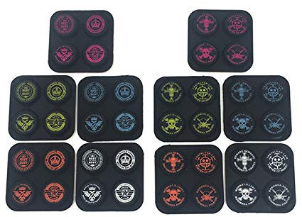 1 juego de tapas de silicona analógica para el pulgar de PS Vita PSVita PSV 1000 2000 (B amarillo)