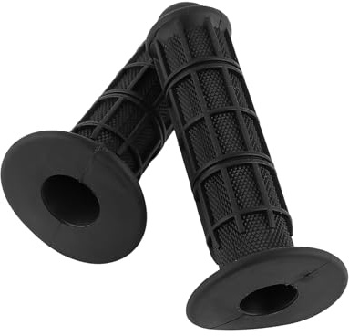 Motorcykel handtag Cykel handtag 1 par 22/25MM universal gummi för BMX Scooter Mountainbike (svart)