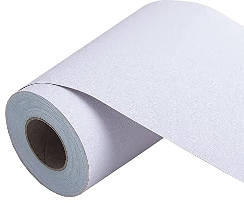 Dostear TapetenbordüRe Selbstklebende BordüRe Wand Wohnzimmer Tapeten Fliesenaufkleber Bad Dekoband Selbstklebend Weiß 20 X 500cm