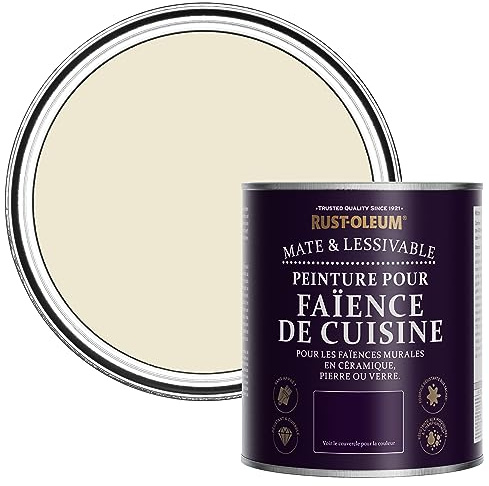 Rust-Oleum abwaschbare Küchenfliesenlack in hellbraun mit Matt Finish - Kalkstein 750ML