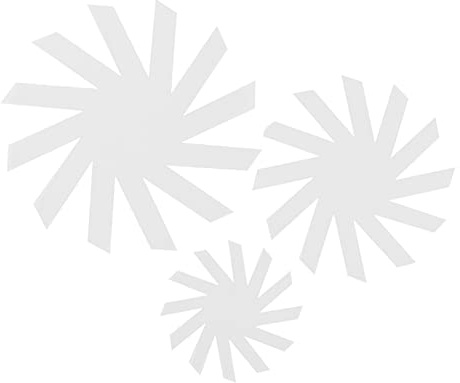 3Pcs 8in 12in 15in Woven Spiral Storage Basket Template Cutting Ruler Template Basket Templates for Sewing