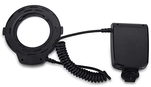 Flash Annulaire, Flash LED 7 Modes, écran LCD en Plastique Portable Léger pour la Plupart des Appareils Photo pour pour pour pour pour