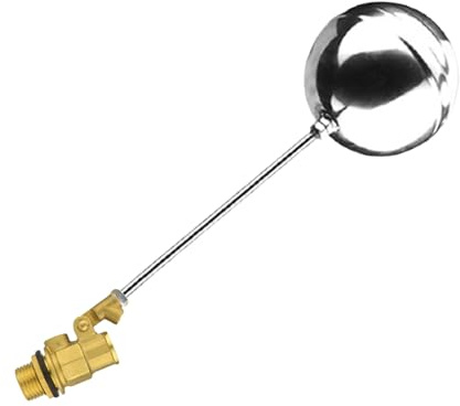Bola De Flotador Del Tanque - Acero Inoxidable 1/2in DN15 3/4in DN20 1in DN25 | Válvula De Bola Flotante Flotante Con Baall | Válvula De Control De Nivel De Agua Anti -óxido De Servicio Pesado