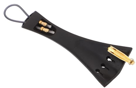 CORHAD Geigen-saitenhalter aus Holz für -geigen mit Feinstimmer als Ersatzteil für Musikinstrumente und Zubehör Kompatibel mit Streichinstrumententeilen