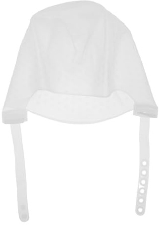 Cuffia per Mèches in Silicone Bianca, Riutilizzabile per Casa e Salone | Protezione dal Calore, Accesso Facile alle Ciocche, Vestibilità Morbida, per Utenti Domestici e Stilisti