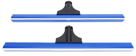OPPWONG Notched Floor Squeegee 20 Tum 5 Mm Tandad Gummikniv | Självnivellerande Cementspridare, Gummi-plast, Garageprojekt, Polyuretanbeläggningar, 1 Tum Gängad Handtag