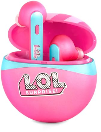 L.O.L. Surprise! LOL Surprise Auriculares in-Ear sin Cable para niños con Sonido estéreo 3D y micrófono Integrado [Exclusivo de Amazon]