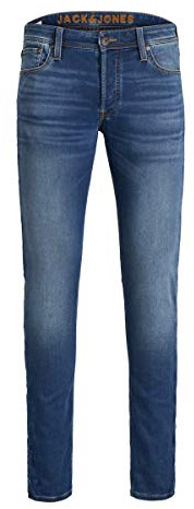 JACK & JONES Men Slim Fit Jeans GLENN Skinny Tapered Legs JJI GLENN ORIGINAL AM