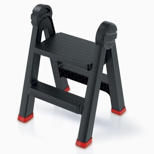 rg-vertrieb Trittleiter Klapptritt Hocker Klappleiterhocker Klappleiter Stufenleiter Tritthocker Doppelstufenleiter 2 Stufen