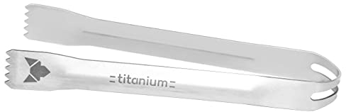 FENNEK Grillzange aus TITAN | extra kompakt | ideal zur Verwendung mit dem Hobo Sortiment | Made in Germany