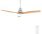 Cecotec Ventilatore da Soffitto con Luce EnergySilence Aero 5275 LightWood. 40 W, Diametro 132 cm, Lampada a LED, Telecomando, Timer Fino a 8 Ore, 6 Velocità, Estate/Inverno, Altezza Regolabile