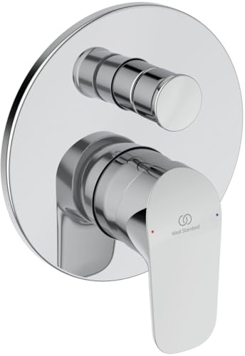 Ideal Standard Ceraflex Einhebelmischer für Badewanne oder Dusche, 2 Wege, Außenteile, verchromt
