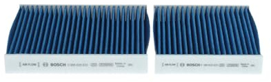 Bosch A8633 FILTER+pro Filtro de Habitáculo - Filtro de Repuesto de Alta Eficiencia - Eficaz Contra Polen, Polvo Fino, Moho y Bacterias, para un Aire más Limpio en el Vehículo - Juego de 2 Filtros