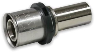 Pressfitting Rohr-Übergang auf Kupferrohr 20 x 2-22 mm vernickelt