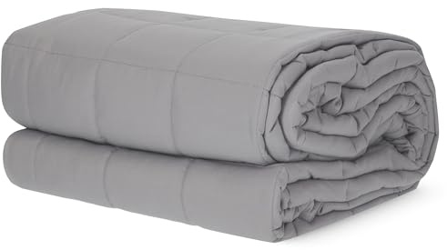 4FIZJO Gewichtsdecke 150x200 9 kg, Anti Stress Therapiedecke, Schwere Decke aus 7 Schichten, Decke für tiefen Schlaf und bessere Erholung, Weighted Blanket, Für Männer & Frauen von über 90 kg