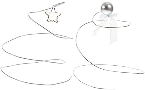 OKUMEYR Topper Spirale Kuchen Dekoration Hochzeitstorte Ornament Kuchen Dekorationen Draht Spirale Baum