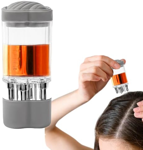 Haaröl-Applikator, Frauen Haarpflege Kopfhautschrubber und | Kopfhautmassagegerät, nachfüllbarer Haarölbürstenspender für Erwachsene, Kopfhautbürste für Frauen, entspannende Kopfhautmass