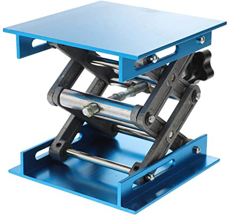 ERINGOGO Aluminium Hebetisch Für Labor Manuelle Höhenverstellung Tragfähig Kompakte Bauweise Für Experimentierzwecke